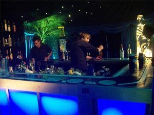 Open Bar en la recepción de la boda