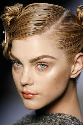 peinado de novia dior
