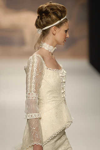 peinado de novia white